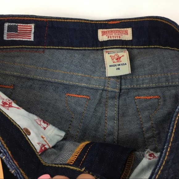 True Religion Dark Wash Carrie Flared Jeans NWT - Picture 4 of 11